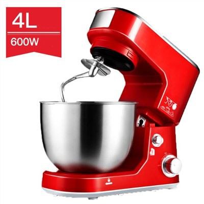 Cuisine Produits chauds Mélangeur sur pied de bol en acier inoxydable, mélangeur de pâte 4L 600W